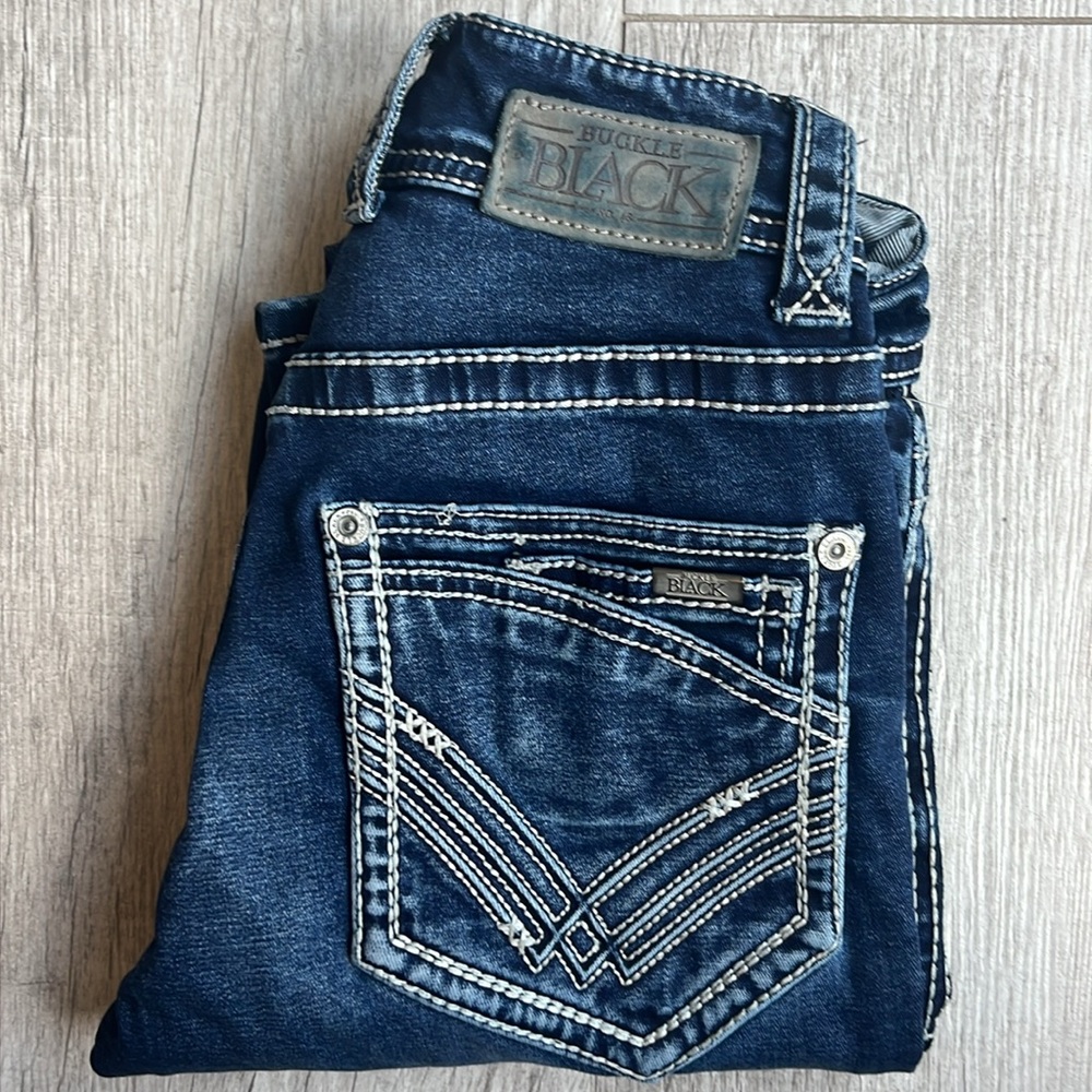 Buckle Black Men Jeans FIT No 3 Straight Leg Size‎ 26S Color Blue